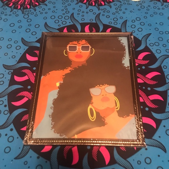 Beautiful Hair African American Women Framed Art - Picture 2 of 9